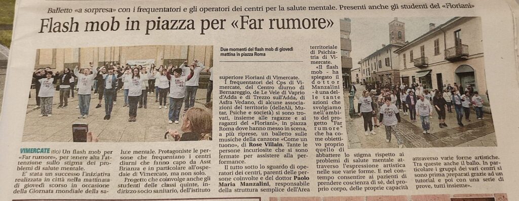 Flash mob in piazza per “Far rumore”